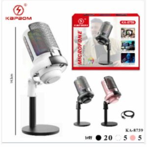 Microfone de Estudio 14,5cm Kapbom Ka-8759