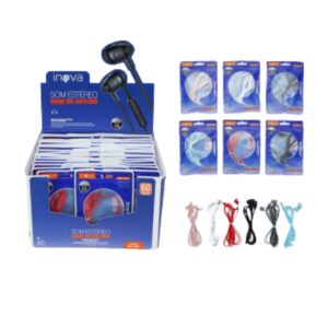 Fone de Ouvido com FIO P2 com Microfone Inova Fon-10012