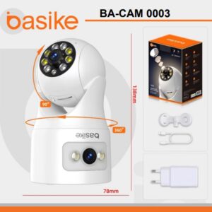 CAMERA DE SEGURANÇA IP44 VISÃO NOTURNA BASKIE BA CAM-0003