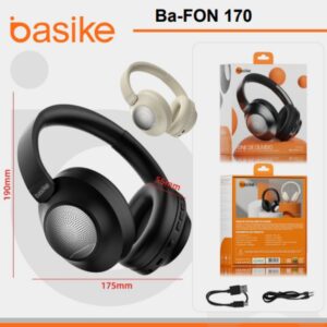 Fone de Ouvido Headphone Bluetooth Basike BA Fon-170