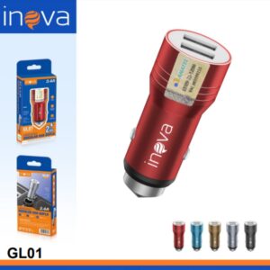 CARREGADOR VEICULAR 3.4A 2 USB INOVA KV-GL01 F