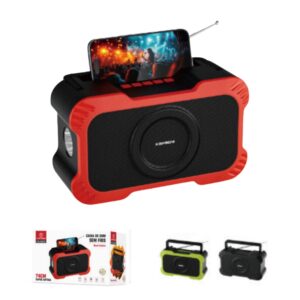 Caixa de SOM Bluetooth 10W com Suporte Kapbom Ka-8209