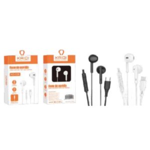 Fone de Ouvido com FIO tipo C Kaidi Kd-726