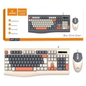 KIT Mouse e Teclado Retro RGB Lehmox Ley-2273