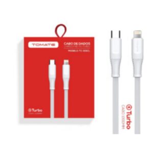 CABO DE DADOS TIPO C PARA LIGHTNING 1m 30W TOMATE TC-103CL