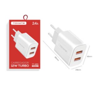 Carregador Fonte 2.4a 12W Tomate Tt-1201