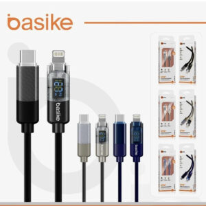 Cabo de Dados I6 Lightning 27W Display Basike BA Cbo-120