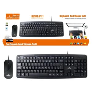 Teclado e Mouse com FIO Lehmox Ley-214