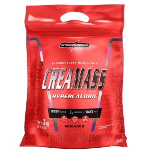 BAG Whey Creamass Hipercalorico Integralmedica Morango 3KG