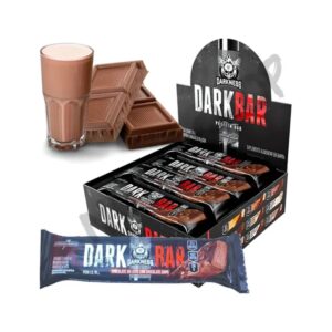 Barra de Proteina Chocolate ao Leite Dark BAR Darkness CX com 8 UNI 90G
