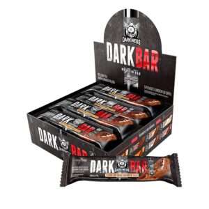 Barra de Proteina Cookies AND Cream Dark BAR Darkness CX com 8 UNI 90G