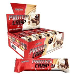 Barra de Proteina Leite em PO com Creme de Avelã Integralmedica CX 12 UNI 45G
