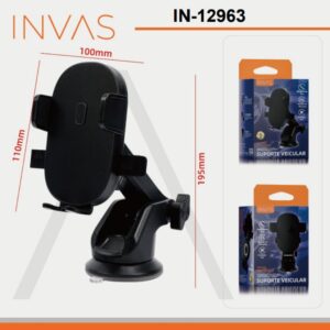 SUPORTE VEICULAR COM VENTOSA INVAS IN-12963