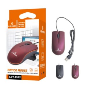 Mouse Optico com FIO Lehmox Ley-1512