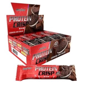 Barra de Proteina Cookies AND Cream Integralmedica CX 12 UNI 45G