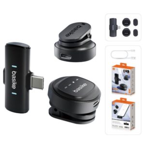 Microfone sem FIO de Lapela tipo C Basike BA Mic-0007