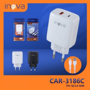 Carregador 2 Entradas TPC Inova Car-3186 C