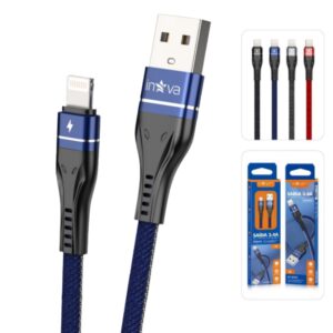 Cabo de Dados Lightning 1M 3.4a Inova Kv-6123
