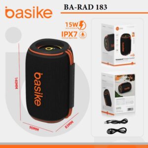 Caixa de SOM Bluetooth Ipx7 15W Basike BA Rad-183