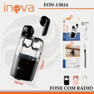 Fone de Ouvido Bluetooth Inova Fon-13024