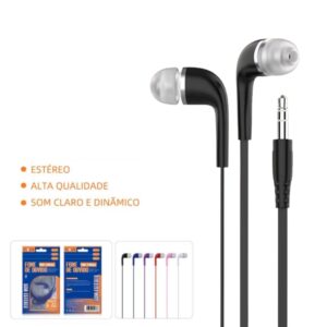 Fone de Ouvido com FIO P2 Inova Md-10066