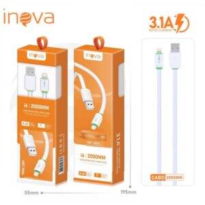 CABO DE DADOS LIGHTNING 1M 3.1A INOVA HBT-8805