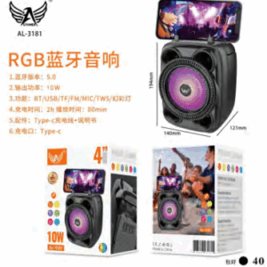 Caixa de SOM RGB 10W Altomex Al-3181