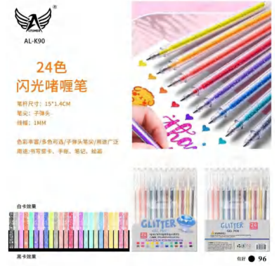 Caneta com Glitter Altomex Al-k90