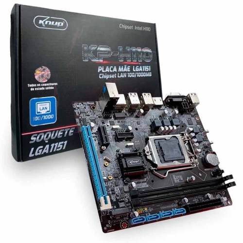 HOME 68 Placa MÃE Intel H110 Lga1151 Ddr4 Knup-h110