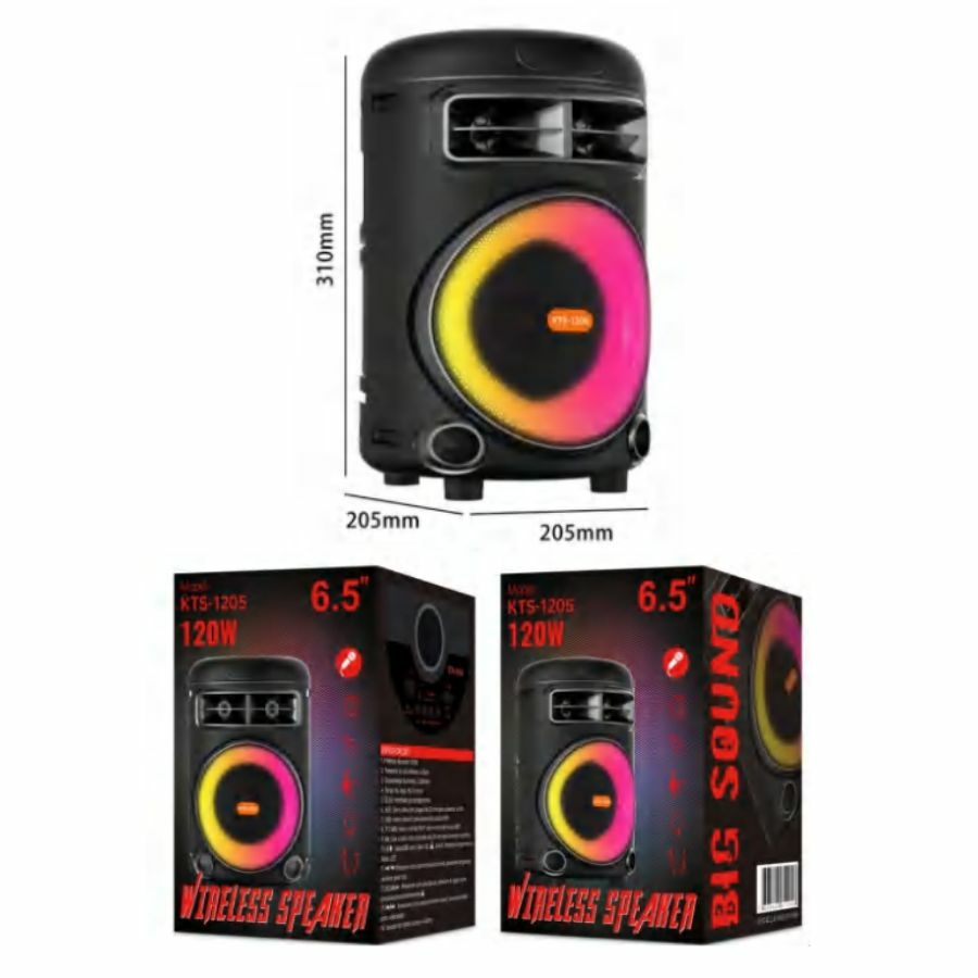 Caixa de SOM Bluetooth RGB – Altomex Kts-1205