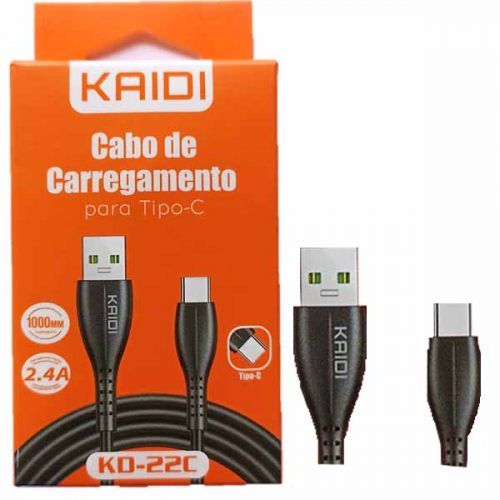 HOME 83 Cabo de Dados 1M Type-c Kaidi Kd-22c