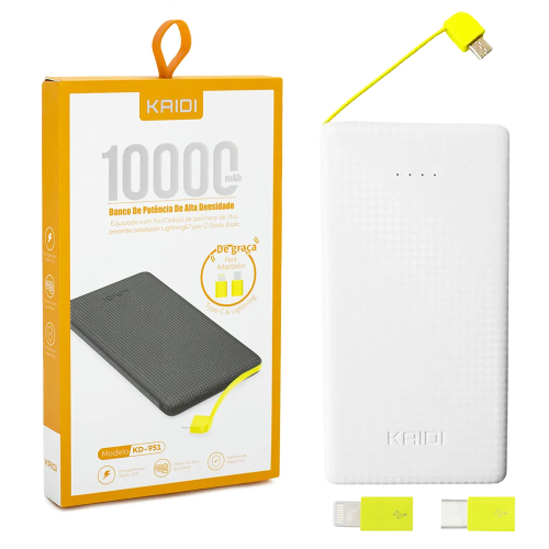 HOME 78 Carregador Power Bank 10000mah Kaidi Kd-951