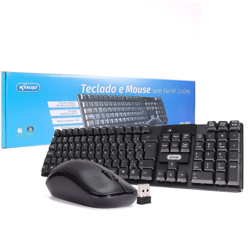 HOME 140 Teclado para Computador sem FIO Knup Kp-2063
